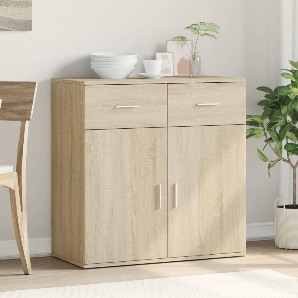 Sideboard Sonoma Oak 79x38x80 cm Engineered Wood