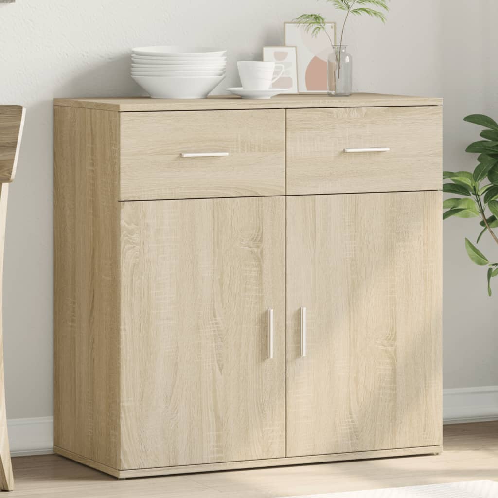 Sideboard Sonoma Oak 79x38x80 cm Engineered Wood