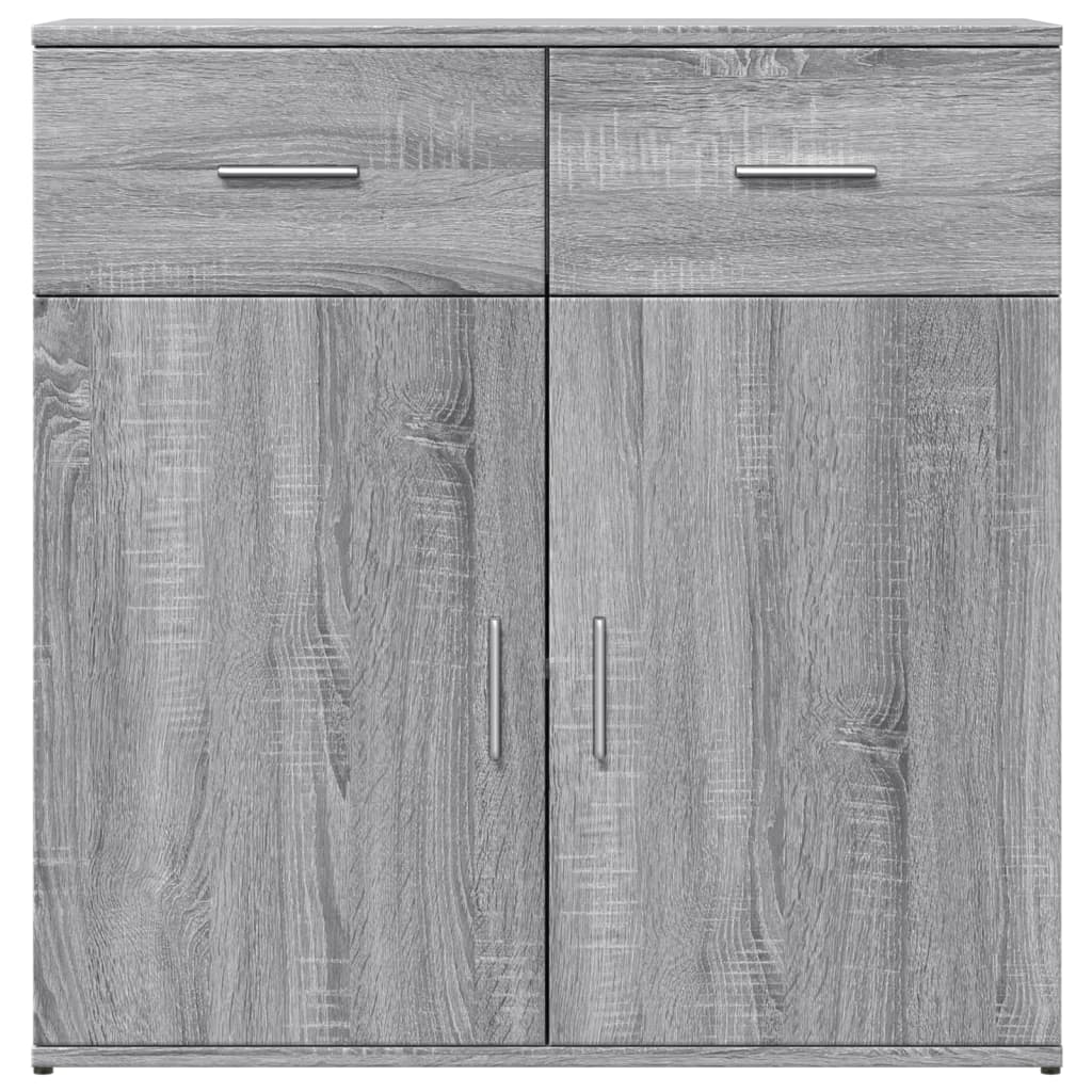 Sideboard Grey Sonoma 79x38x80 cm Engineered Wood