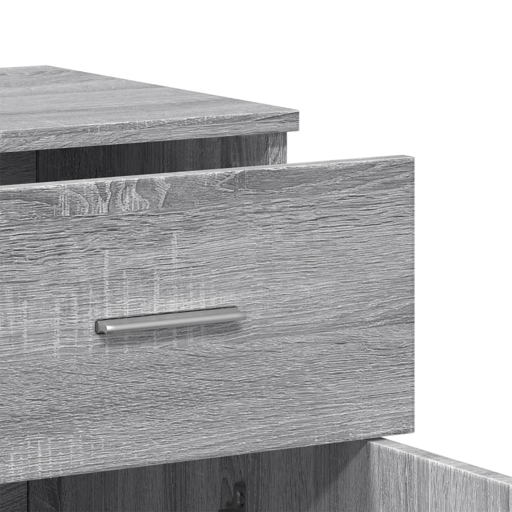 Sideboard Grey Sonoma 79x38x80 cm Engineered Wood