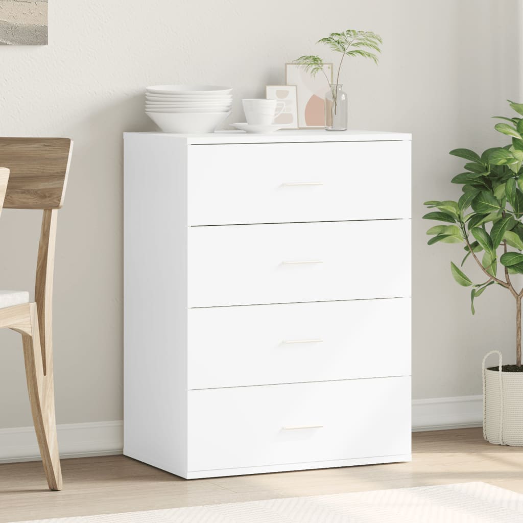 Sideboard White 60x39x80 cm Engineered Wood
