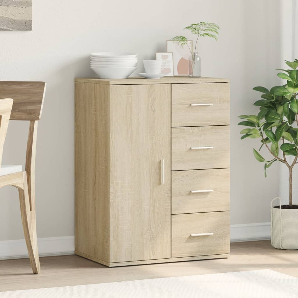 Sideboard Sonoma Oak 59x39x80 cm Engineered Wood