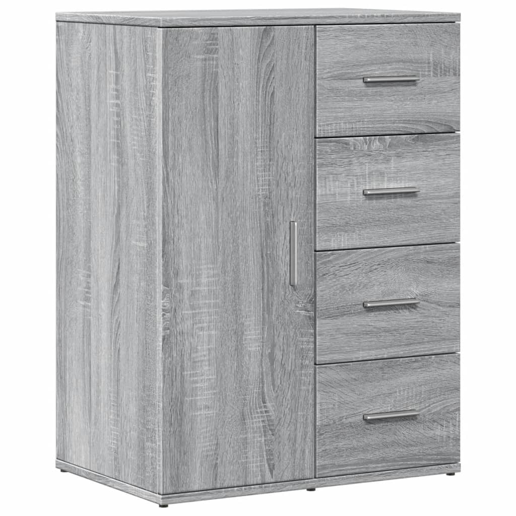 Sideboard Grey Sonoma 59x39x80 cm Engineered Wood