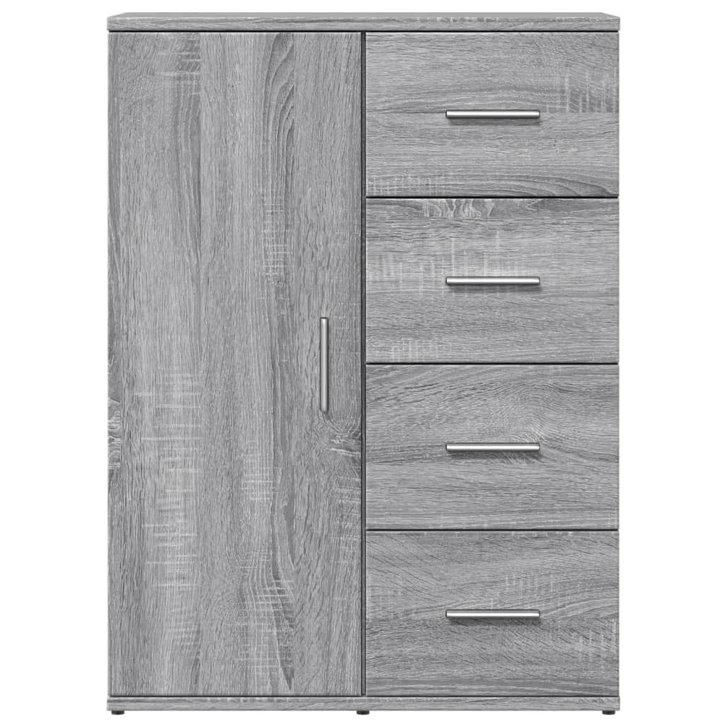 Sideboard Grey Sonoma 59x39x80 cm Engineered Wood