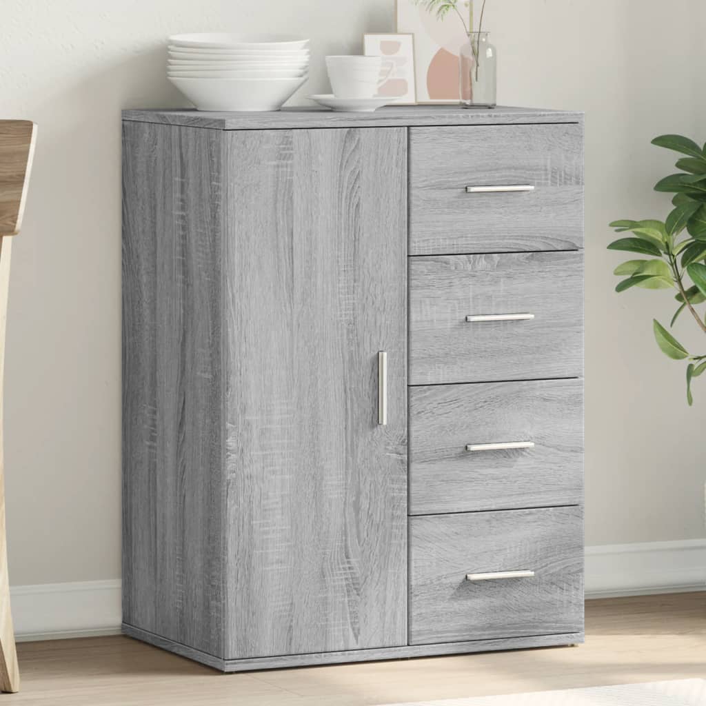 Sideboard Grey Sonoma 59x39x80 cm Engineered Wood