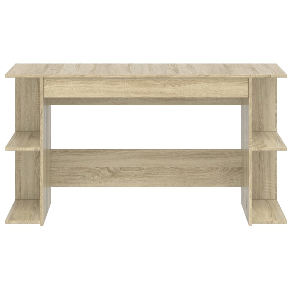 Desk Sonoma Oak 140x50x75 cm Engineered Wood