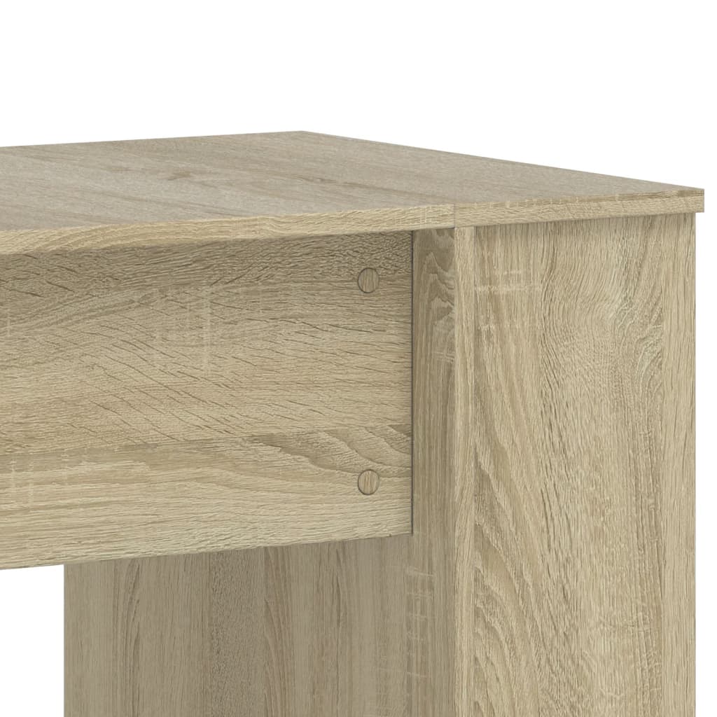 Desk Sonoma Oak 140x50x75 cm Engineered Wood