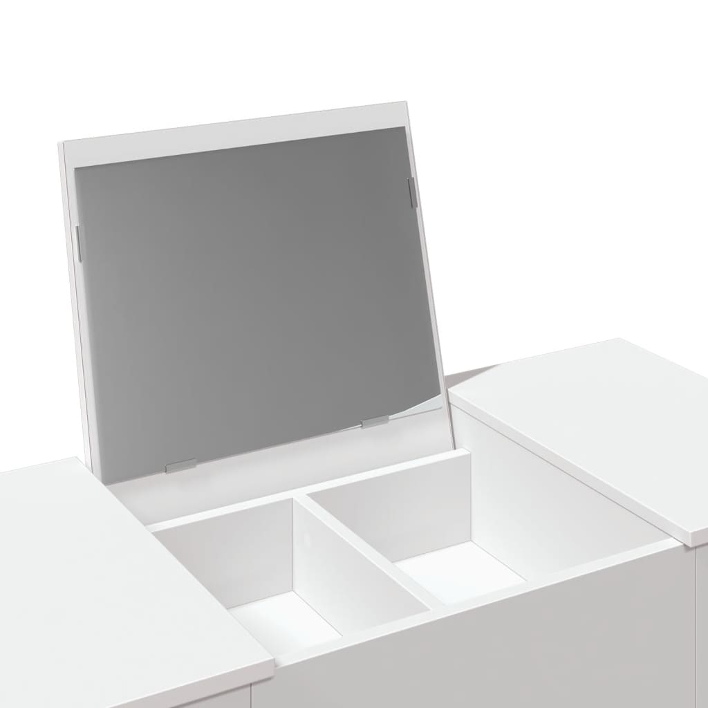Dressing Table With Mirror 100X45X76 Cm