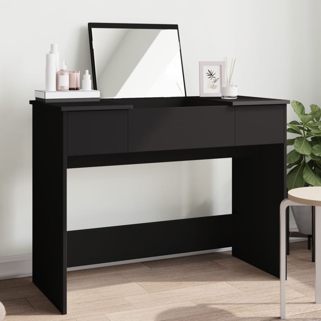Dressing Table With Mirror 100X45X76 Cm