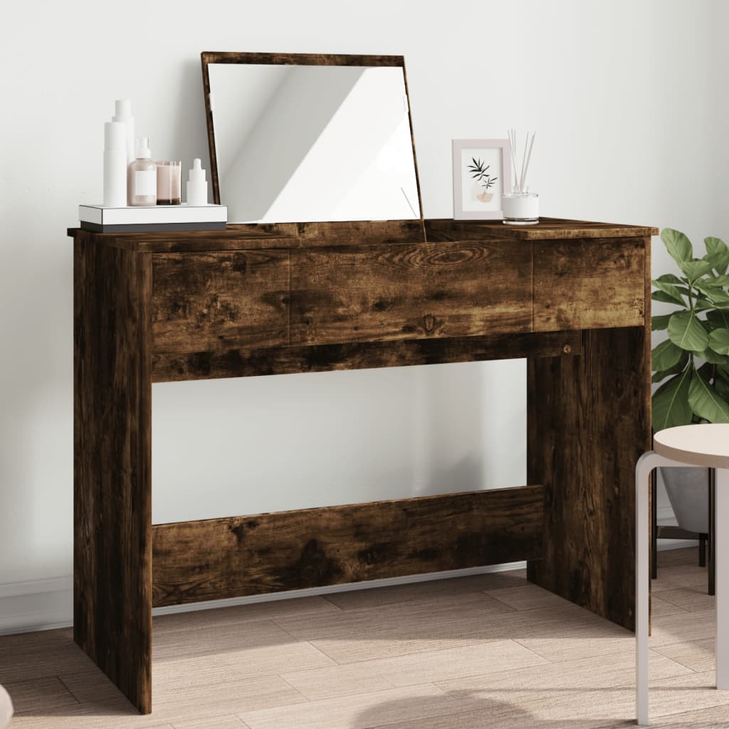 Dressing Table With Mirror 100X45X76 Cm