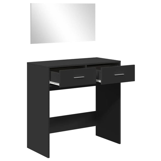 Dressing Table With Mirror 80X39X80 Cm