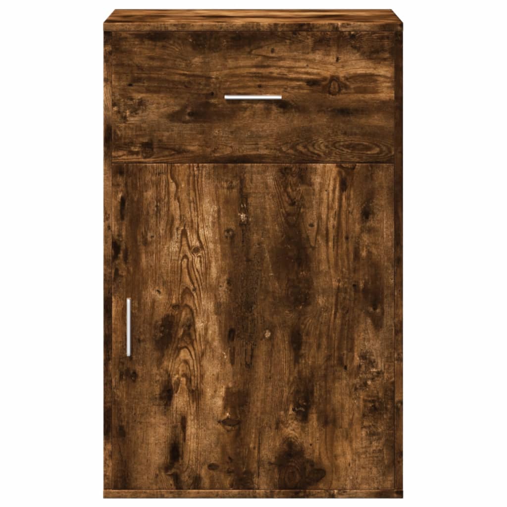 Storage Cabinet Smoked Oak 56.5x39x90 cm Engineered Wood