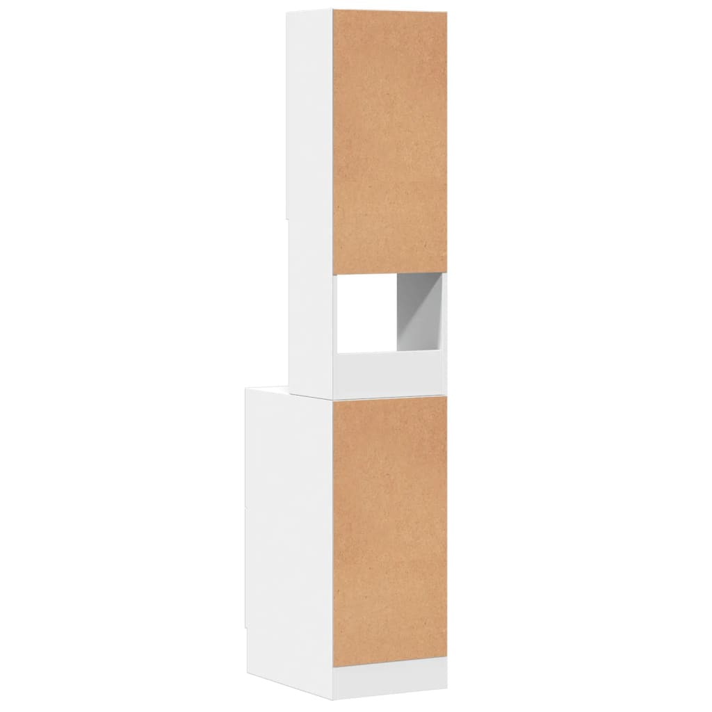 Kitchen Cabinet White 35x50x180 cm Engineered Wood