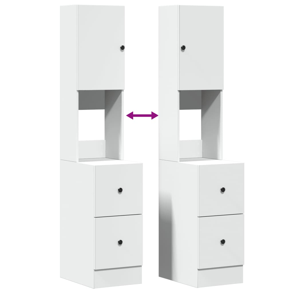 Kitchen Cabinet White 35x50x180 cm Engineered Wood