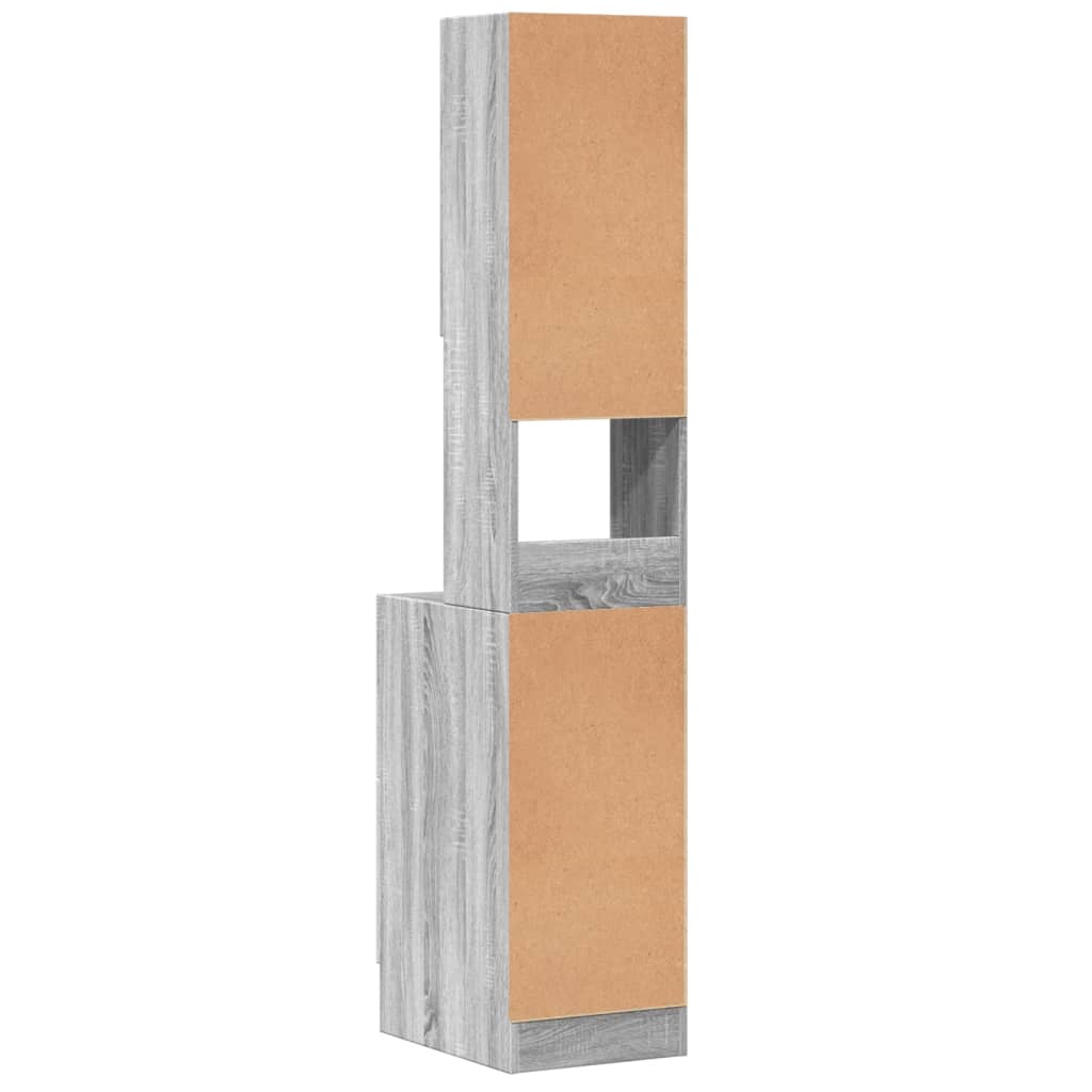 Kitchen Cabinet Grey Sonoma 35x50x180 cm Engineered Wood