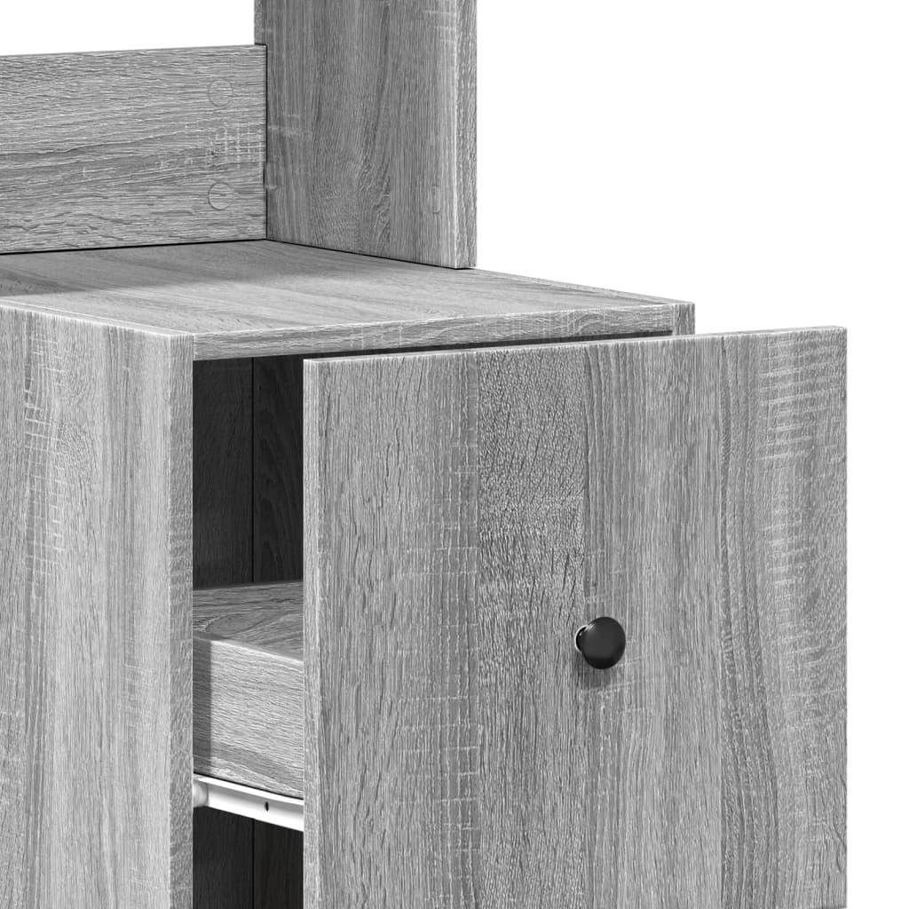 Kitchen Cabinet Grey Sonoma 35x50x180 cm Engineered Wood