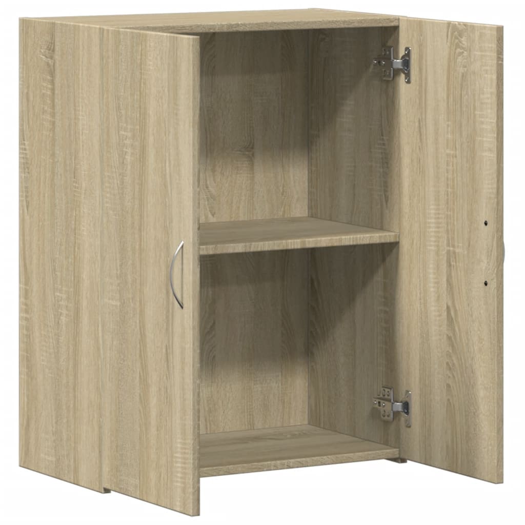 File Cabinet Sonoma Oak 60x32x77.5 cm Engineered Wood