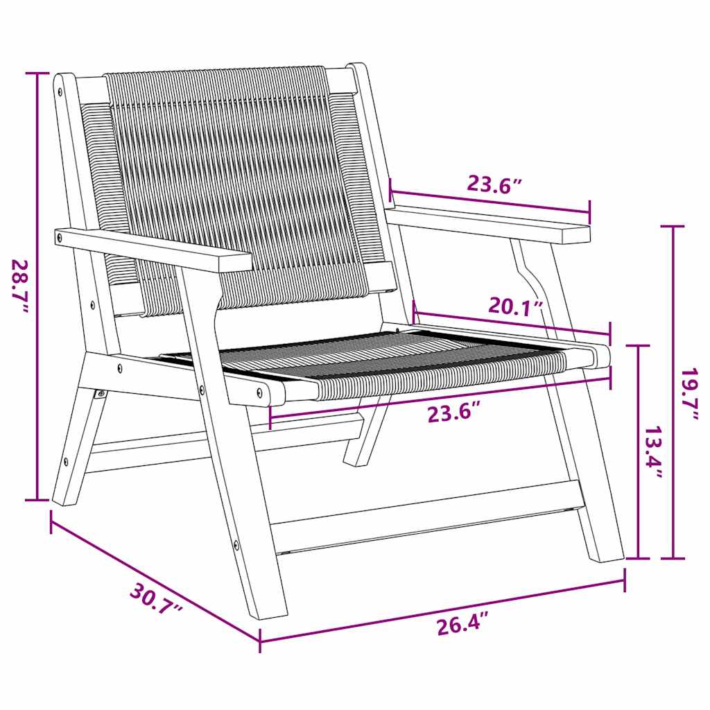 Garden Chairs with Table 3 pcs Grey 45 x 45 x 40 cm