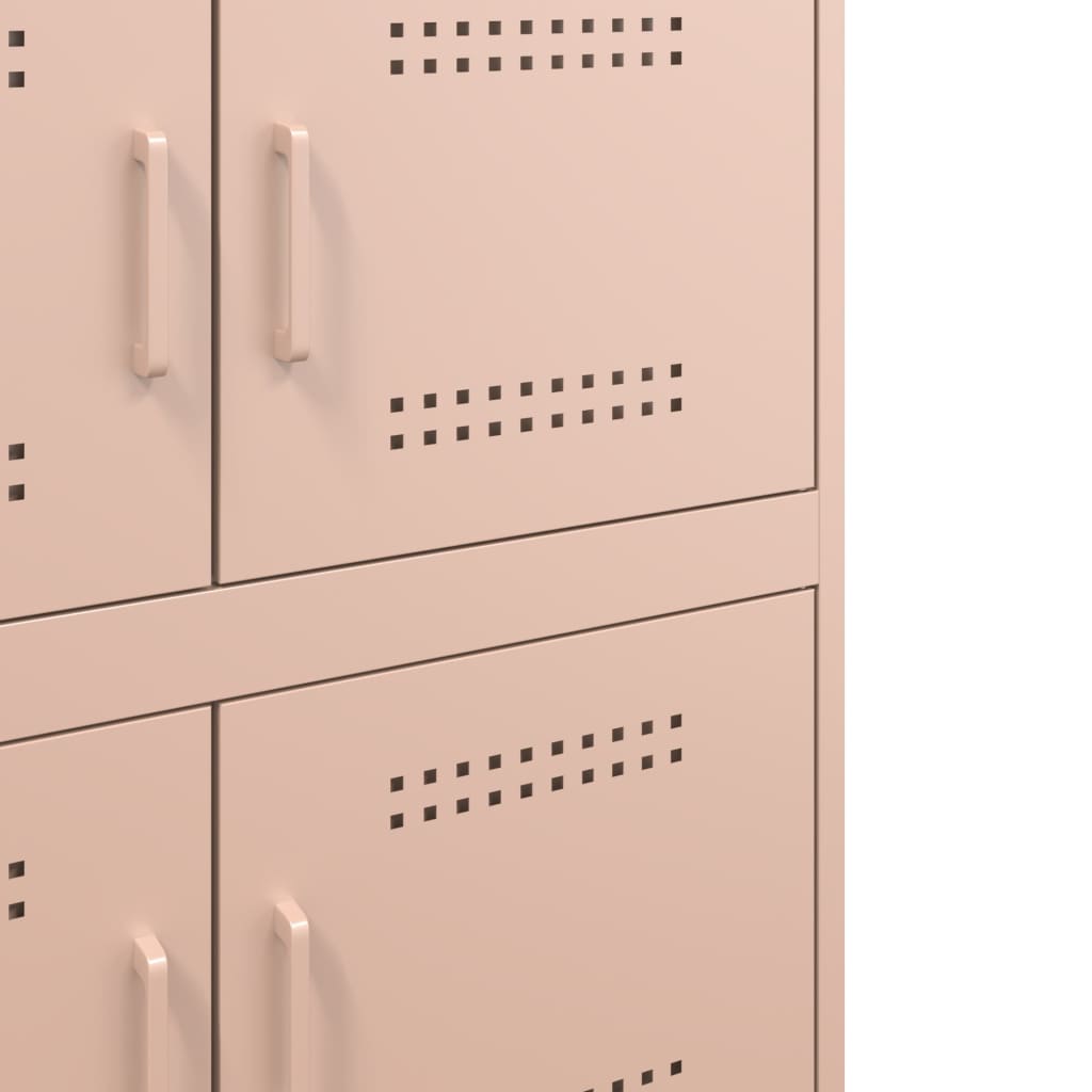 Sideboard Pink 68x39x79 cm Steel