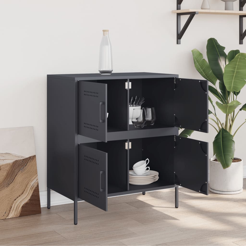 Sideboard Anthracite 68x39x79 cm Steel