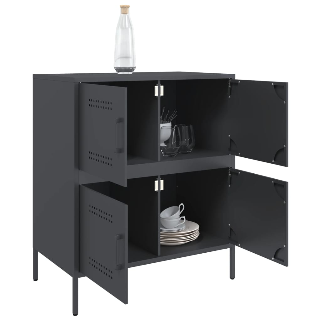 Sideboard Anthracite 68x39x79 cm Steel