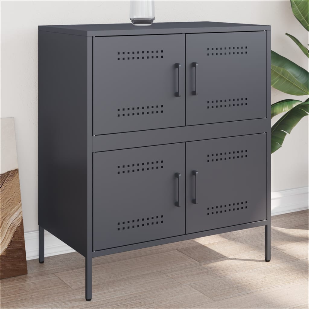 Sideboard Anthracite 68x39x79 cm Steel