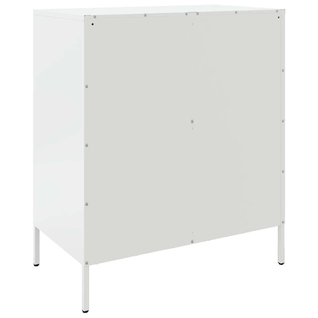 Sideboard White 68x39x79 cm Steel
