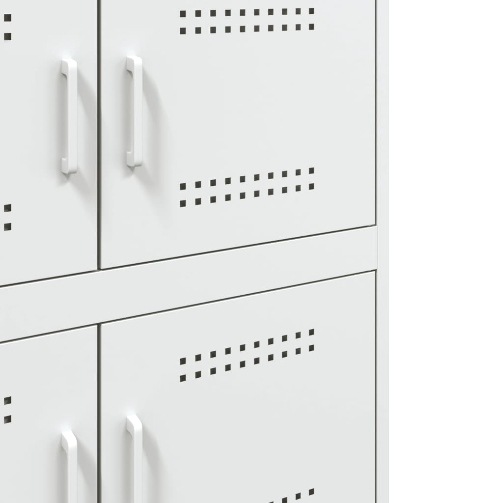 Sideboard White 68x39x79 cm Steel