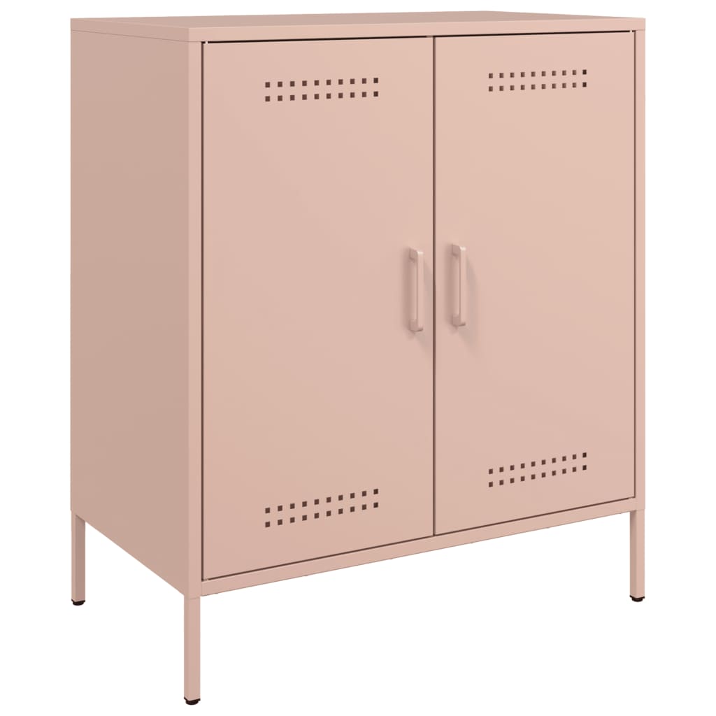 Sideboard Pink 68x39x79 cm Steel
