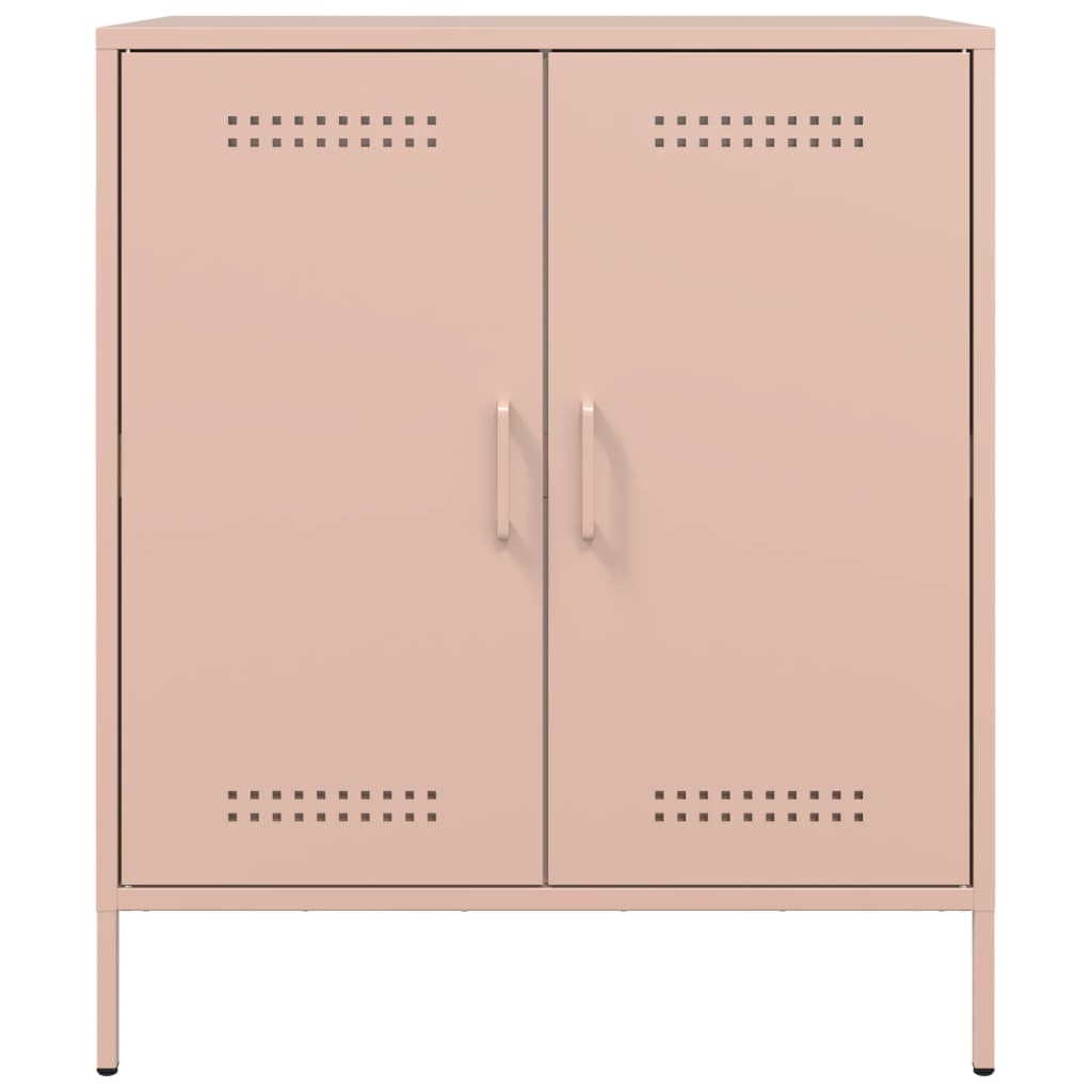 Sideboard Pink 68x39x79 cm Steel