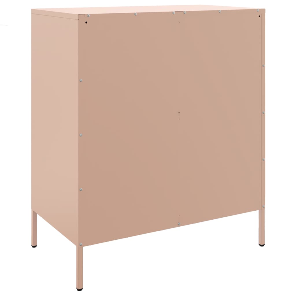 Sideboard Pink 68x39x79 cm Steel