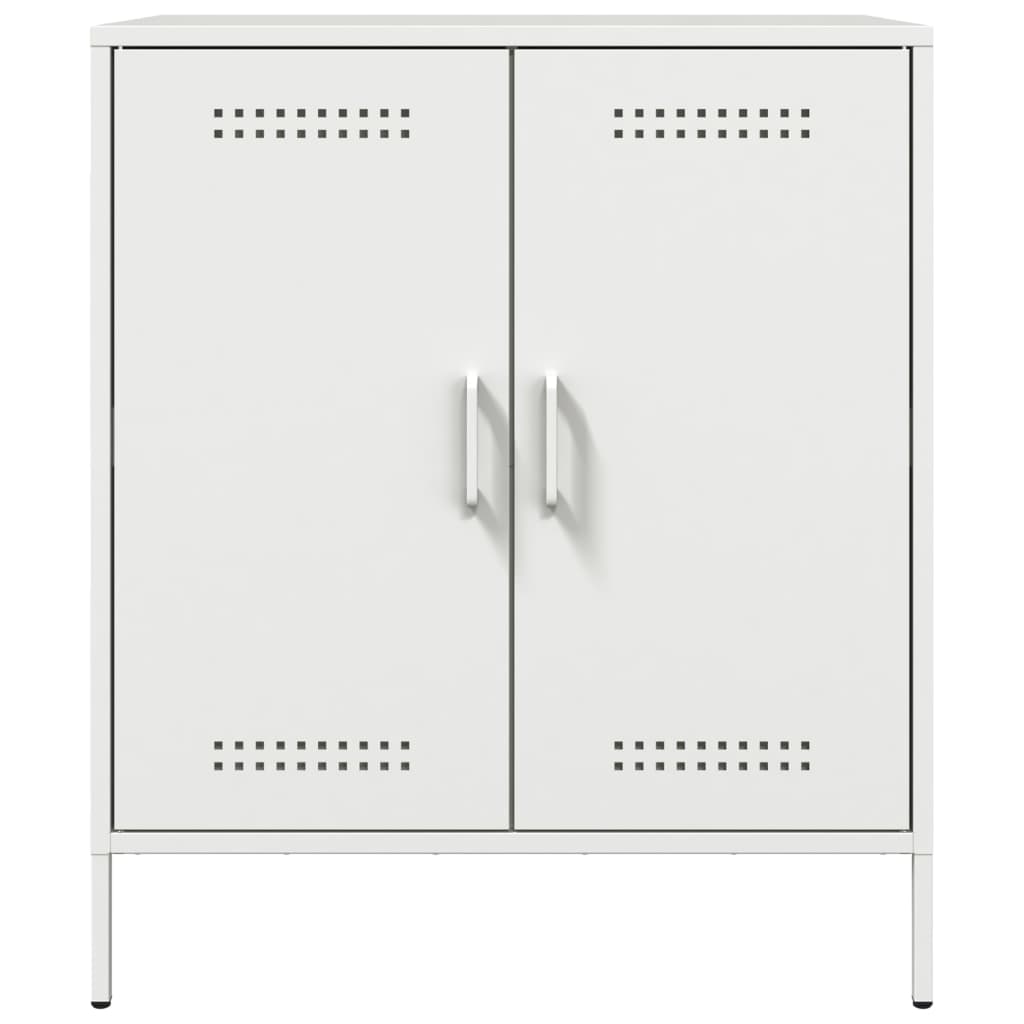 Sideboard White 68x39x79 cm Steel