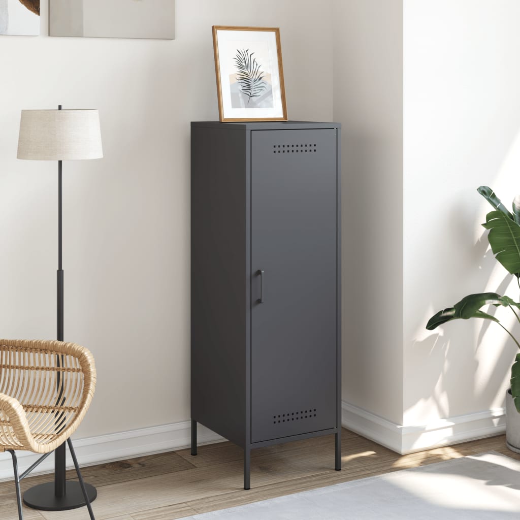 Highboard Anthracite 36x39x113 cm Steel