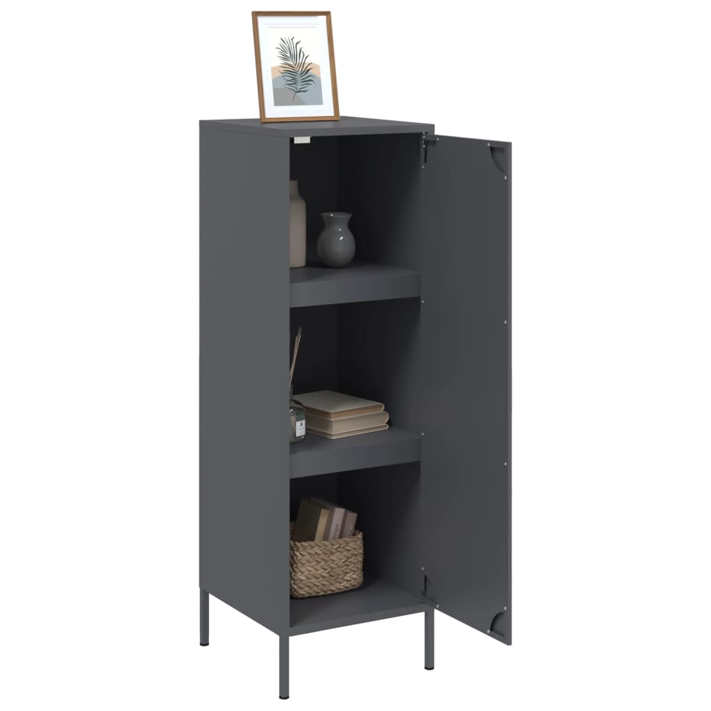 Highboard Anthracite 36x39x113 cm Steel