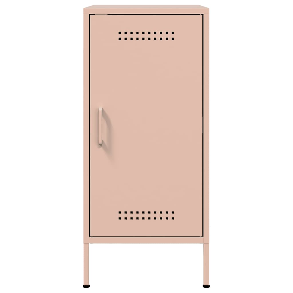 Sideboards 2 pcs Pink 36x39x79 cm Steel
