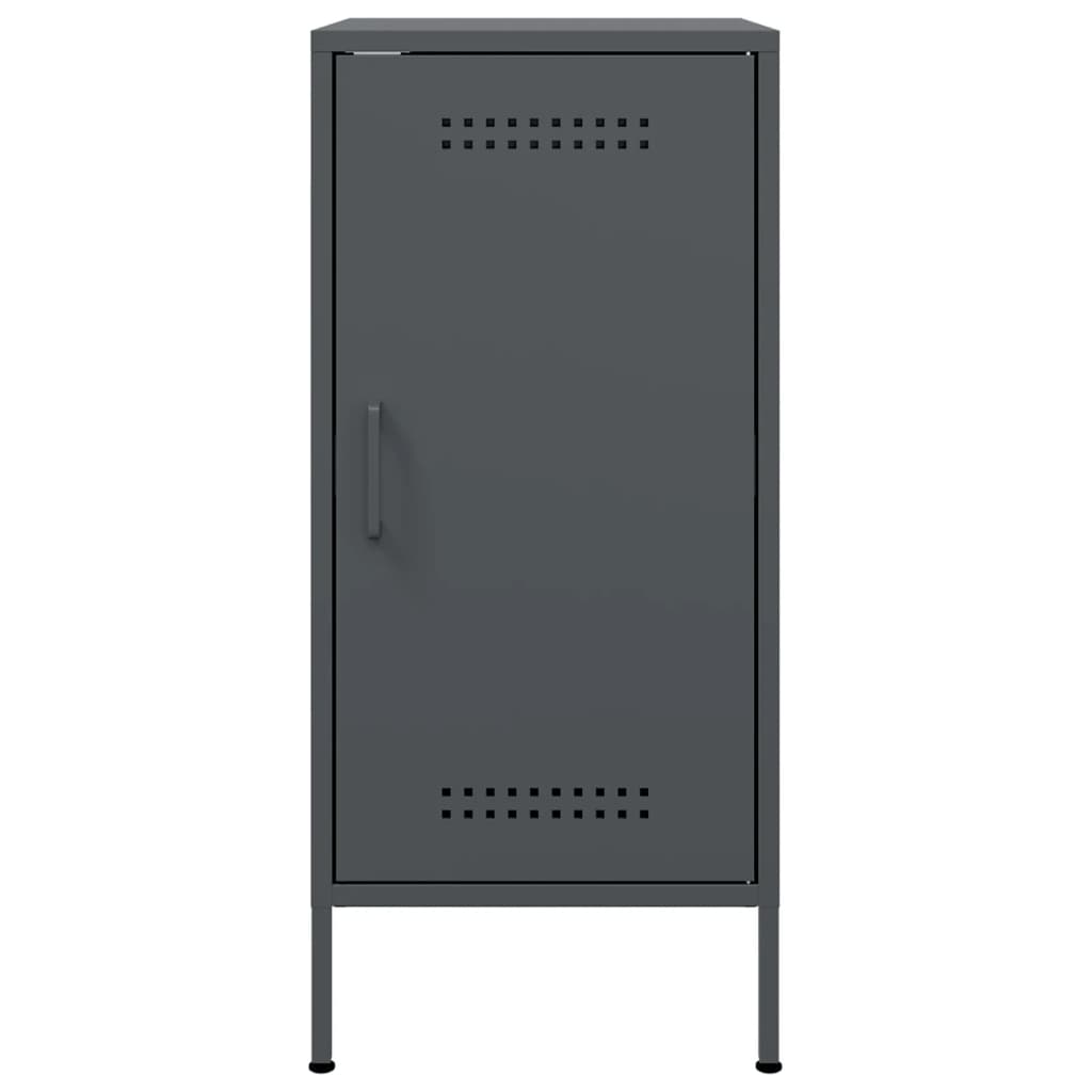 Sideboards 2 pcs Anthracite 36x39x79 cm Steel