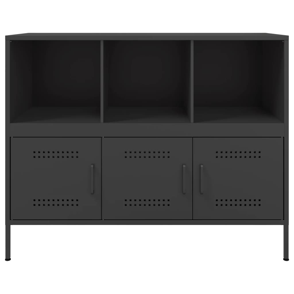 Sideboard Black 100.5x39x79 cm Steel