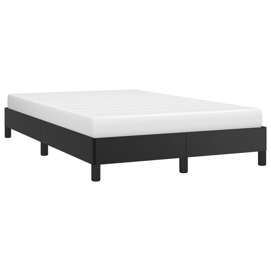 Bed Frame without Mattress Black 120x190 cm Small Double Faux Leather