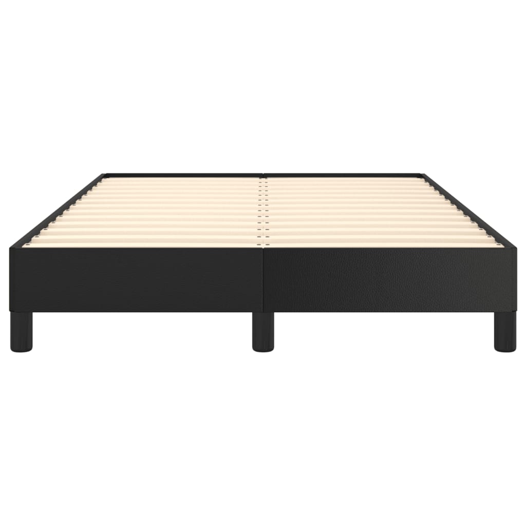 Bed Frame without Mattress Black 120x190 cm Small Double Faux Leather