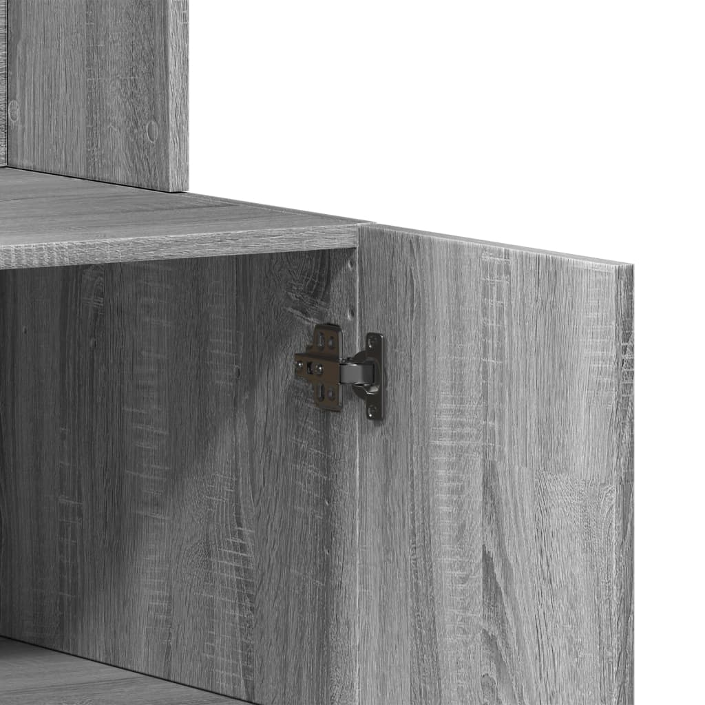 Kitchen Cabinet Grey Sonoma 95x50x180 cm Engineered Wood