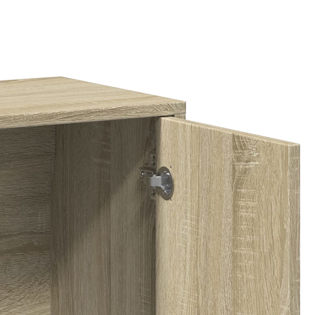 Sideboards 2 pcs Sonoma Oak 60x31x70 cm Engineered Wood