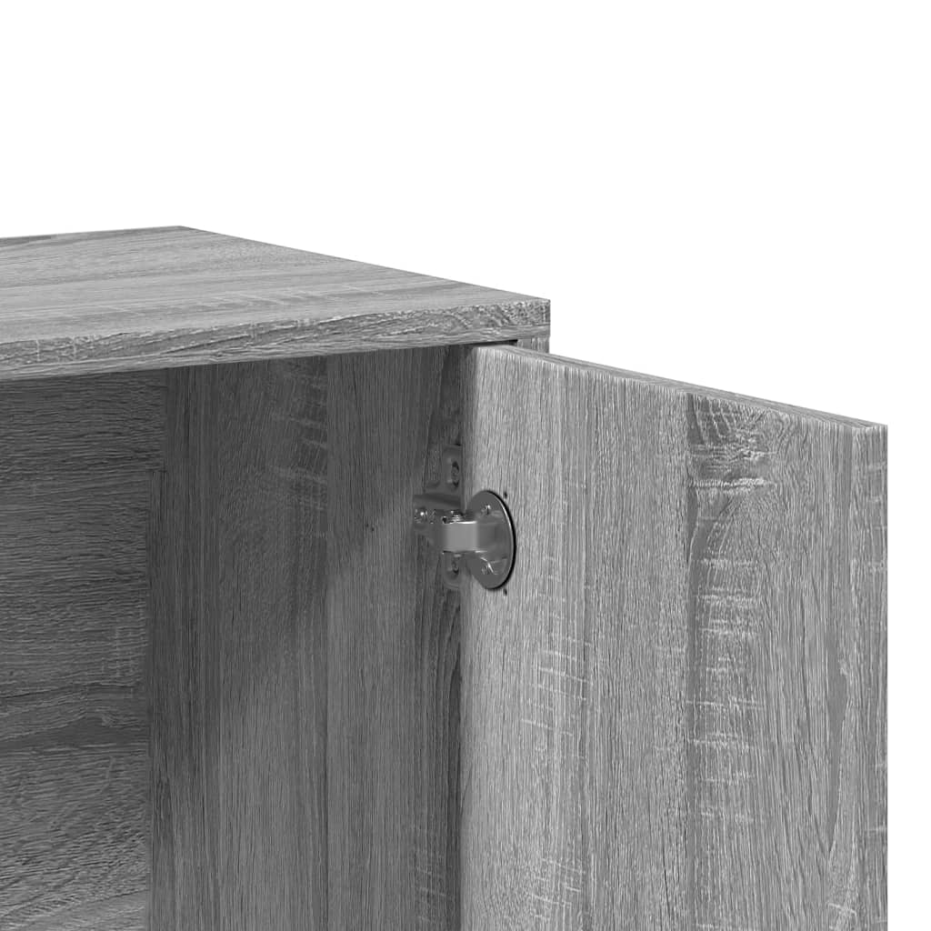 Sideboards 2 pcs Grey Sonoma 60x31x70 cm Engineered Wood