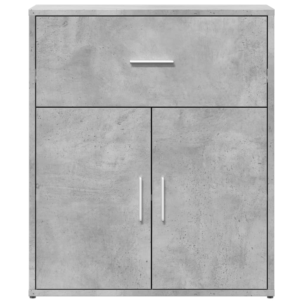 Sideboards 2 pcs Concrete Grey 60x31x70 cm Engineered Wood
