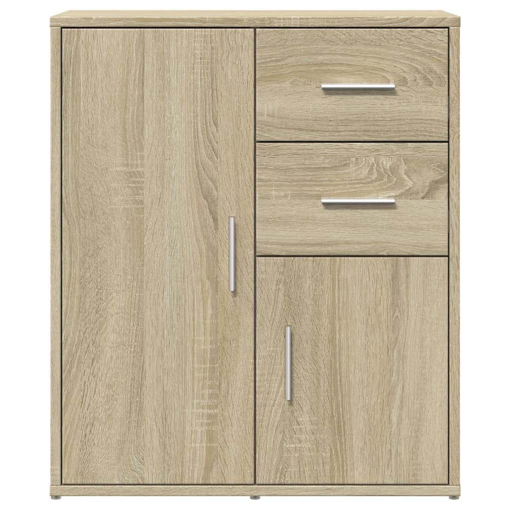 Sideboards 2 pcs Sonoma Oak 60x31x70 cm Engineered Wood