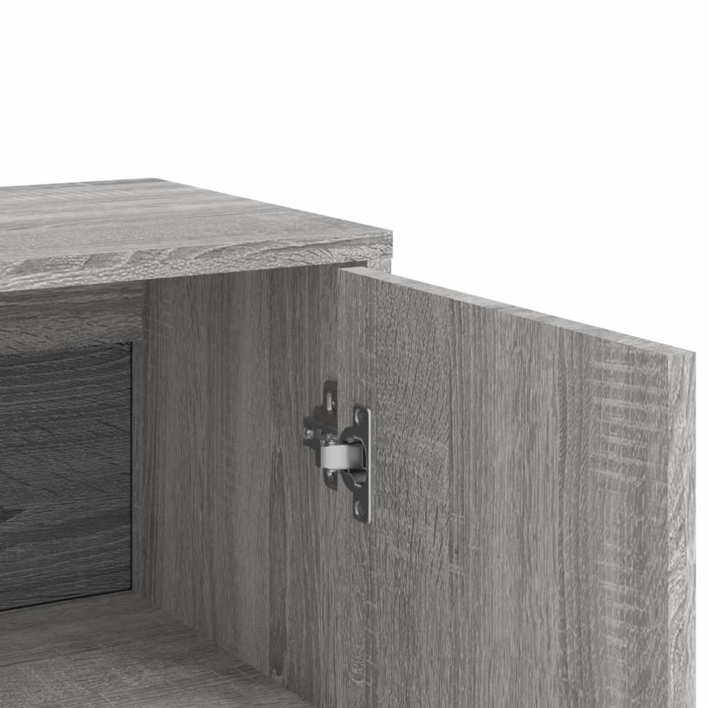 Sideboards 2 pcs Grey Sonoma 60x31x84 cm Engineered Wood