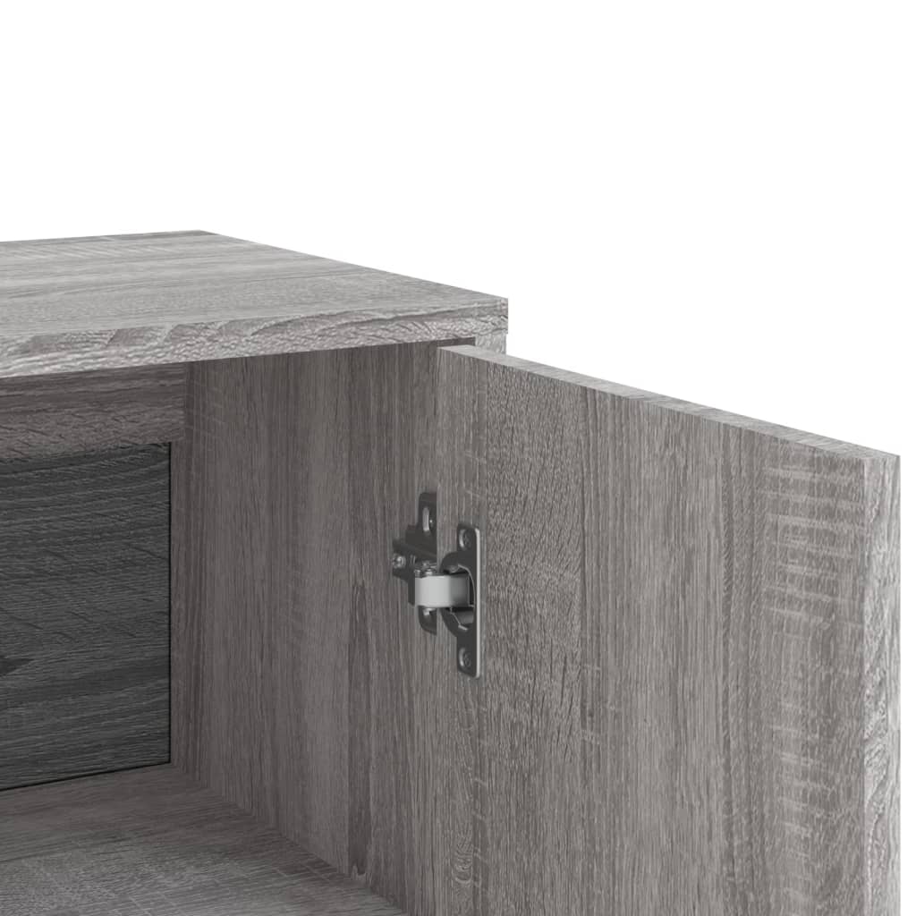 Sideboards 3 pcs Grey Sonoma 60x31x84 cm Engineered Wood