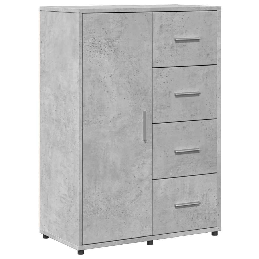Sideboards 2 pcs Concrete Grey 60x31x84 cm Engineered Wood