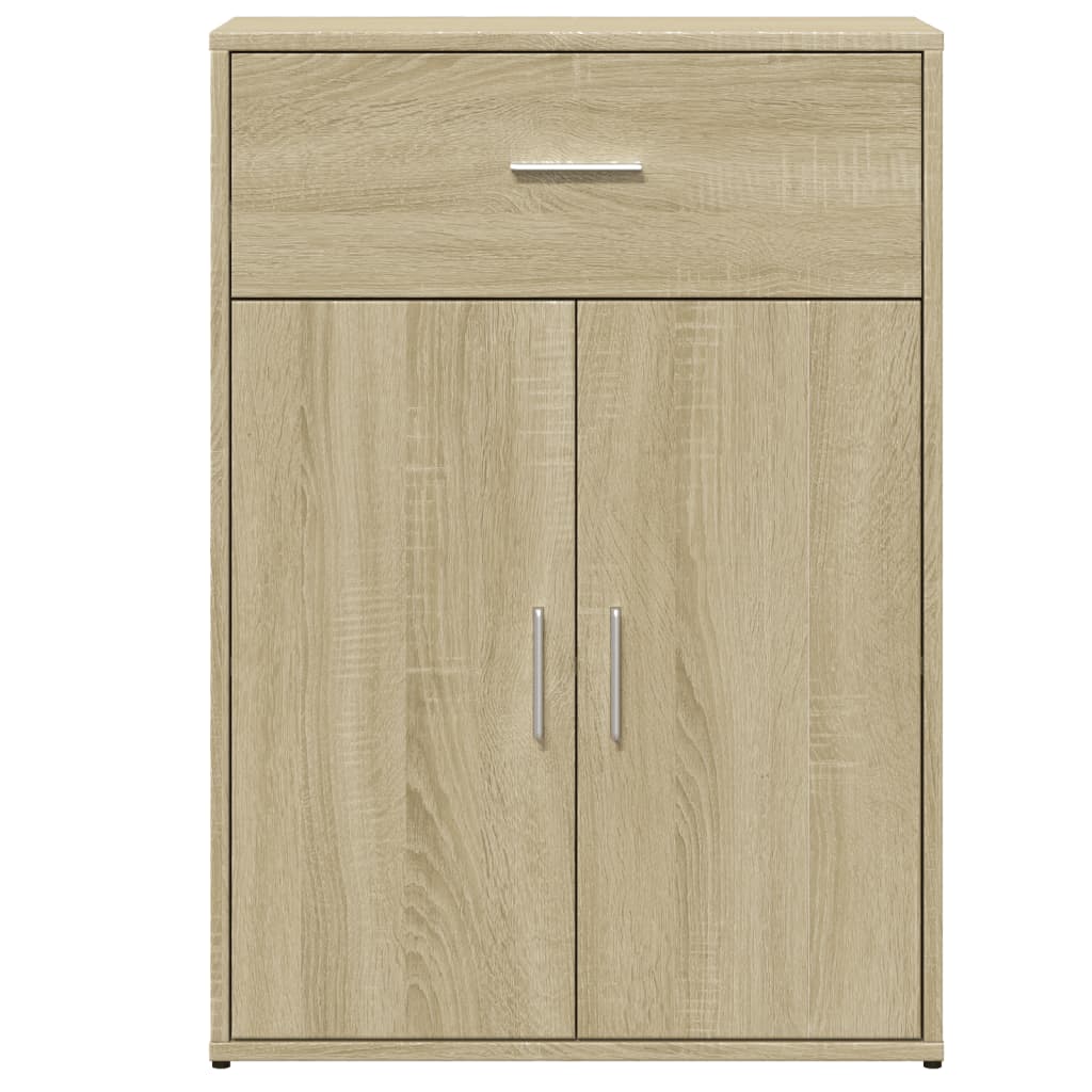 Sideboards 2 pcs Sonoma Oak 60x30x84 cm Engineered Wood