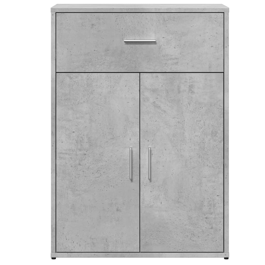 Sideboards 2 pcs Concrete Grey 60x30x84 cm Engineered Wood