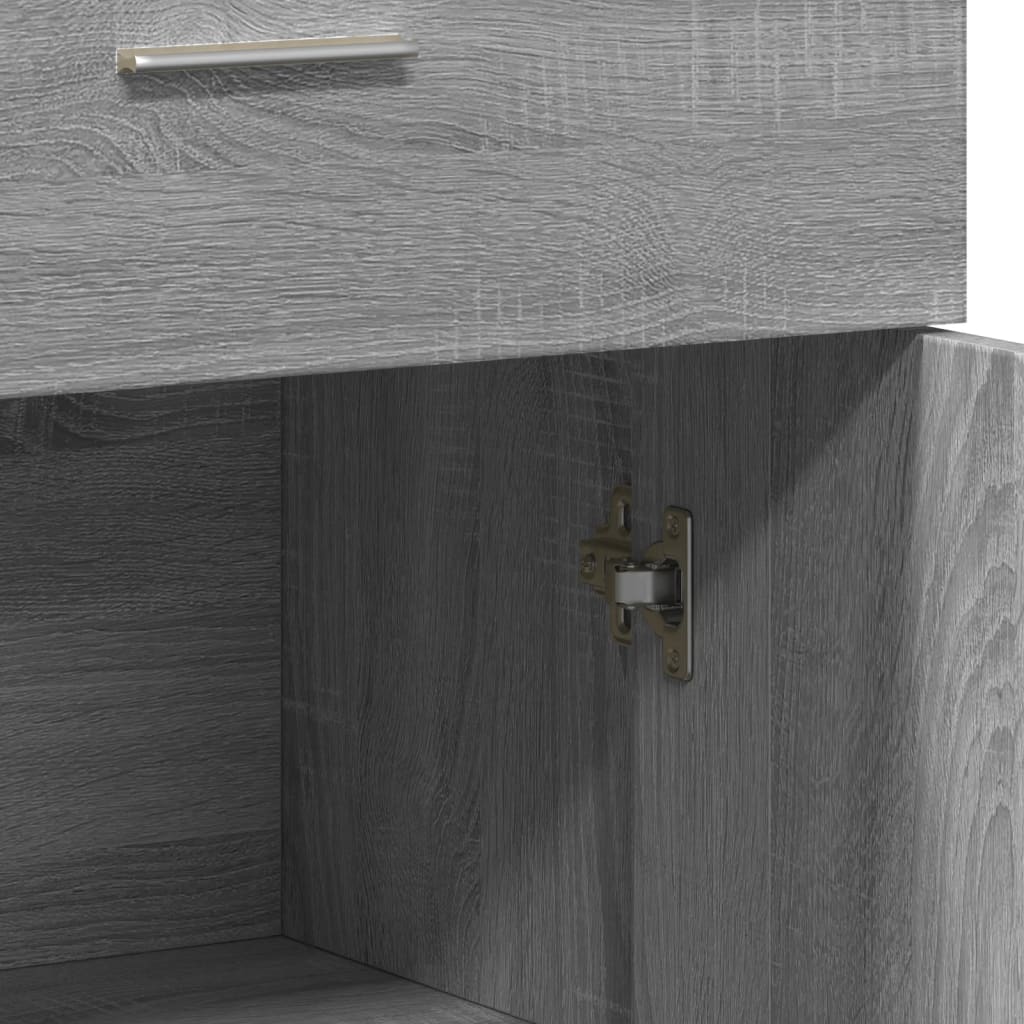 Sideboards 2 pcs Grey Sonoma 60x30x84 cm Engineered Wood